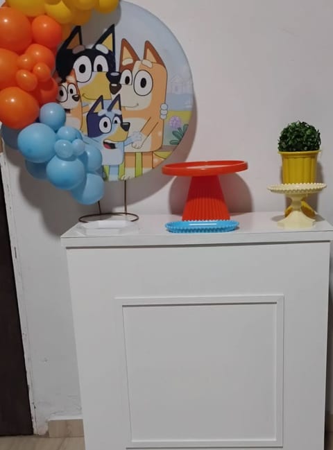 Decoração no tema Bluey