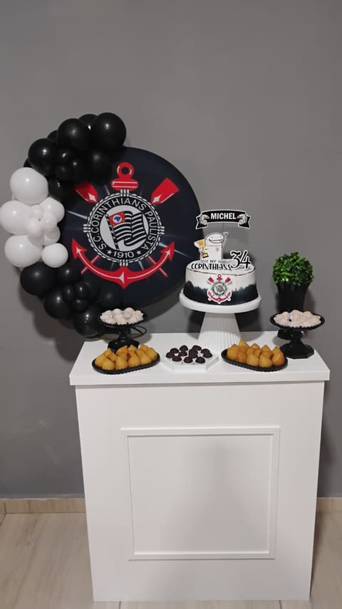 Decoração no tema Corinthians