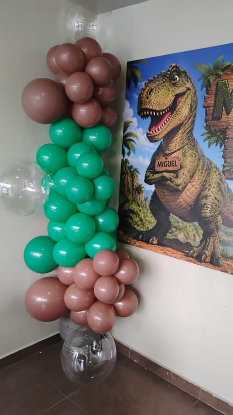 Decoração no tema Dinossauros