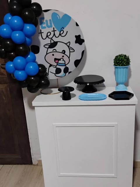 Decoração no tema Eu Amo Tetê – Vaquinha