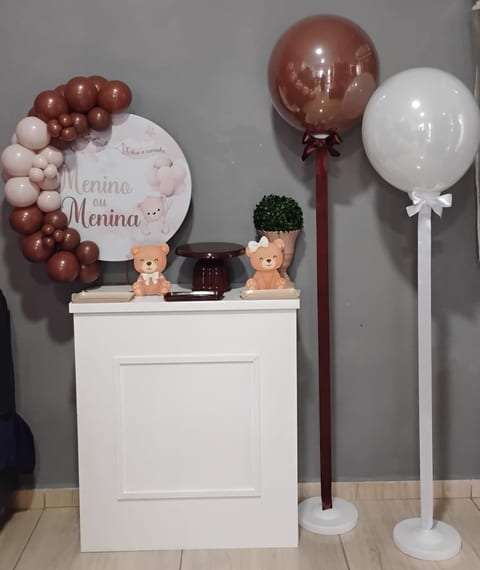Decoração no tema Chá Revelação – Menino ou Menina