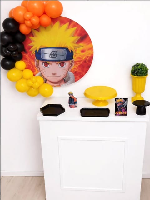 Decoração no tema Naruto