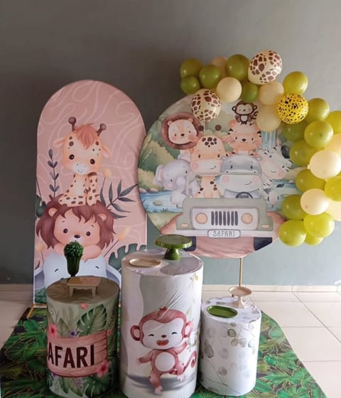 Decoração no tema Safari Baby
