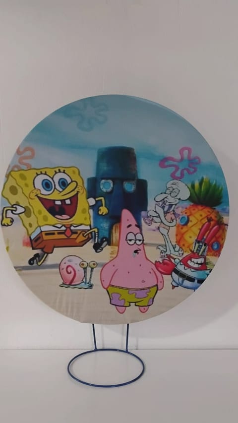 Decoração no tema Bob Esponja