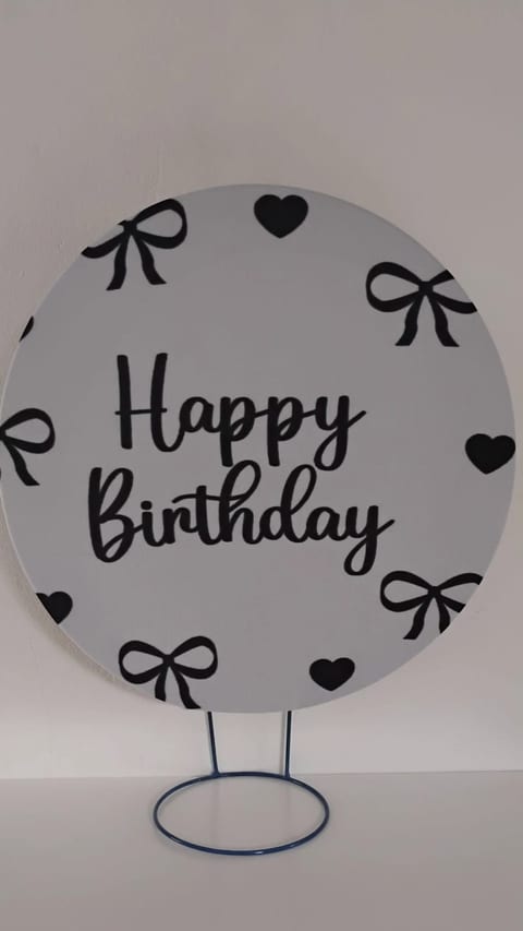 Decoração no tema Happy Birthday