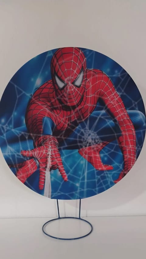 Decoração no tema Homem-Aranha