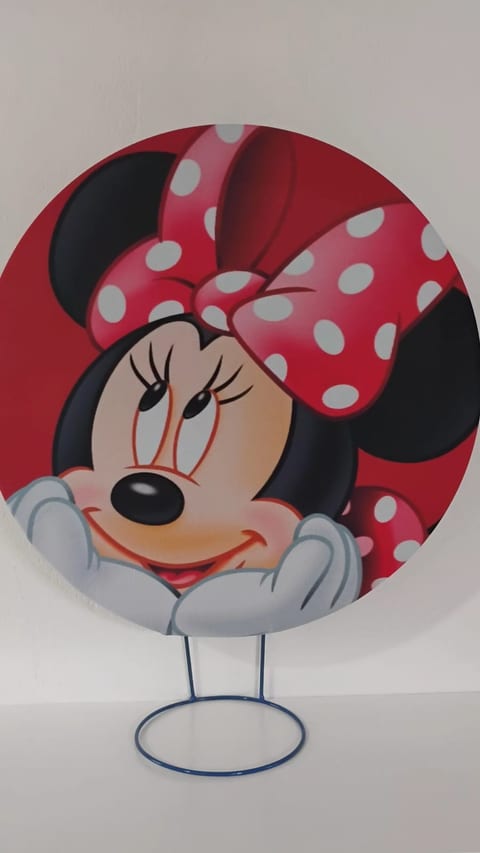 Decoração no tema Minnie Mouse