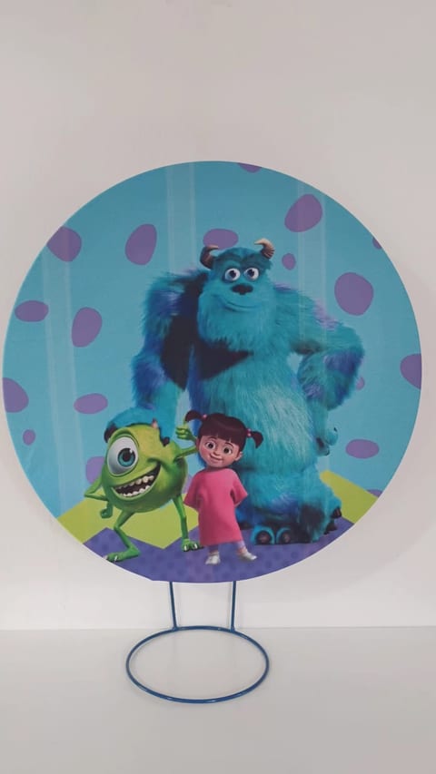 Decoração no tema Monstros S.A.