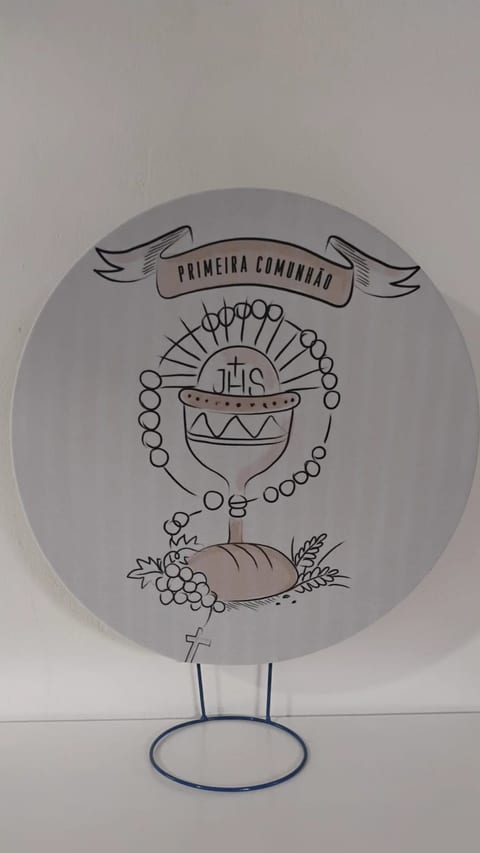 Decoração no tema Primeira Comunhão