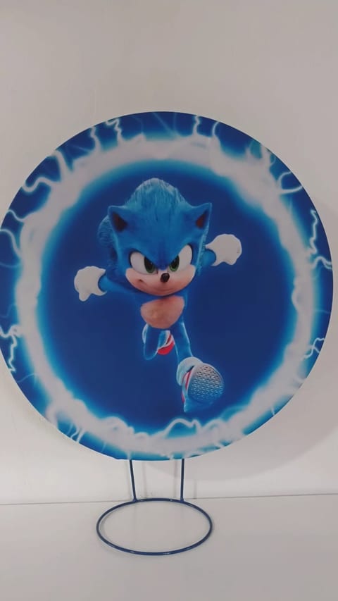 Decoração no tema Sonic