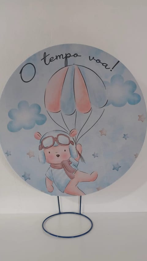 Decoração no tema O Tempo Voa – Bebê Aviador